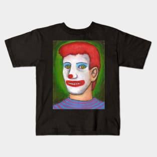 Clown Selfportrait Kids T-Shirt